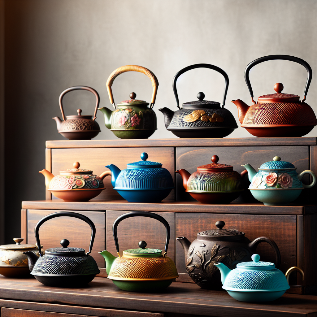 岩鋳のカラフルな急須は海外でも人気です