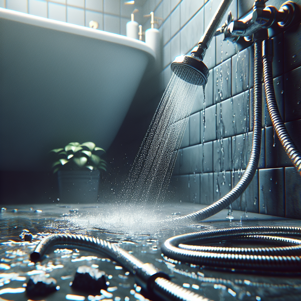 洗面所のシャワーホースからの水漏れについて