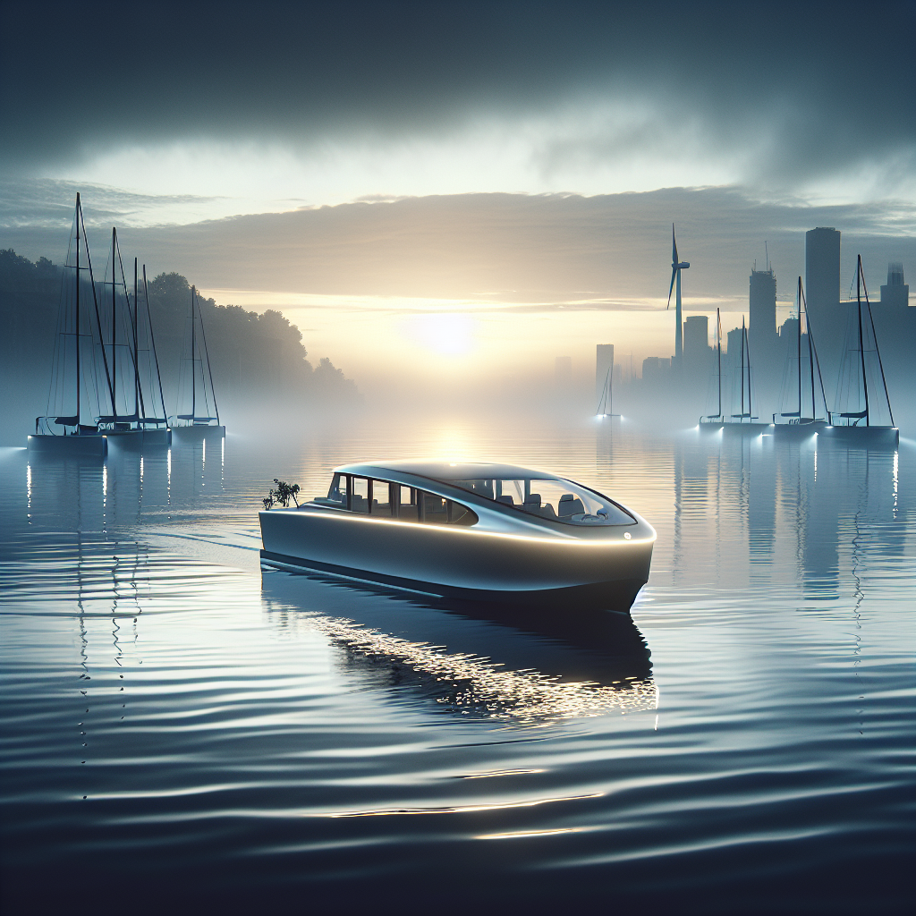 電動船の定期運航開始について