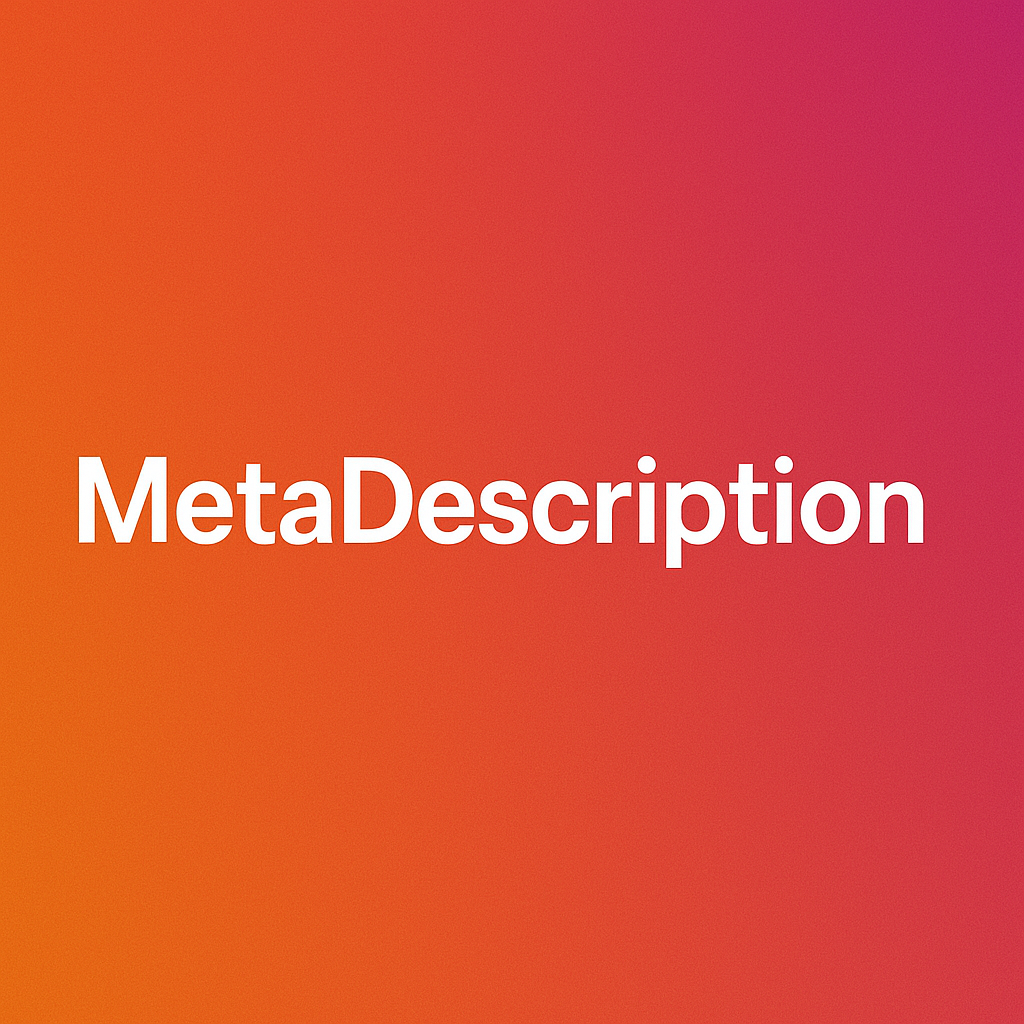 MetaDescription: