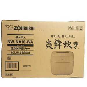 【ZOJIRUSHI】【訳あり未使用品】ゾウジルシ『極め炊き / 圧力IH炊飯ジャー / 炎舞炊き / 5.5合 / ホワイト』NW-NA10-WA 調理家電 1週間保証【中古】