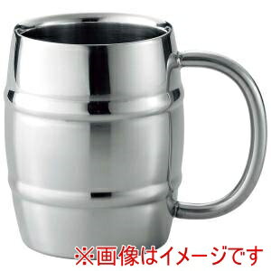 【ヤクセル】ヤクセル YX 18-8 タル型 二重マグカップ 300ml