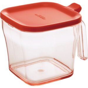 【30セット】 クックポット / 調味料入れ 【レギュラー レッド】 11.2×14.5×10.6cm 『リベラリスタ』 【 セット販売 まとめ買い 割引 】 キッチン 食器 キッチン用品 飲食店 料理
