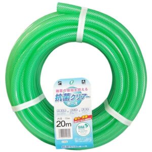 三洋化成 抗菌クリアホース 長さ20m（内径15×外径19.5mm） グリーン KC-15195L20G 母の日 ギフト