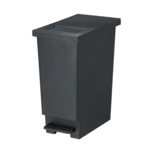 新輝合成 TONBO SWISH小窓付きスリムペダル 30L チャコールブラック 02118-4 1台
