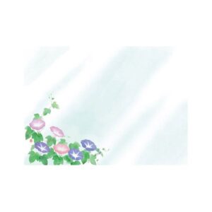 ヤマコー 用美 業務用 尺3四季彩まっと 花雅(はなみやび) 朝顔 (100枚入) yamaco66455
