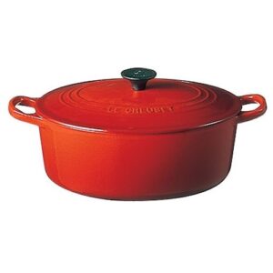 ル・クルーゼ LE CREUSET ココット オーバル IH対応 両手鍋 27cm 2502-27 チェリーレッド 250227