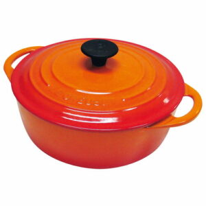 ル・クルーゼ LE CREUSET ココット ビス ロンド IH対応 両手鍋 18cm オレンジ