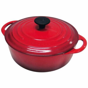 ル・クルーゼ LE CREUSET ココット ビス ロンド IH対応 両手鍋 20cm チェリーレッド 0024147268512