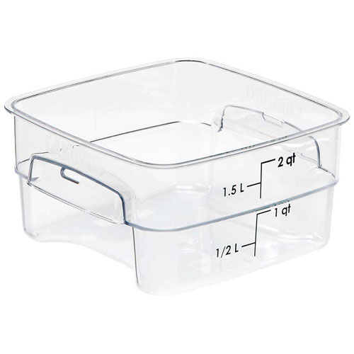 CAMBRO キャンブロ 角型フードコンテナー フレッシュプロ 本体 クリア 2SFSPROCW 135