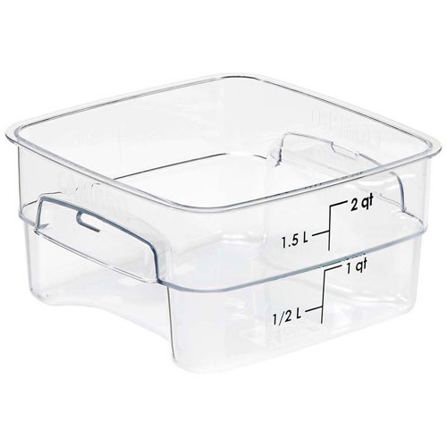 CAMBRO キャンブロ 角型フードコンテナー フレッシュプロ 本体 クリア 4SFSPROCW 135
