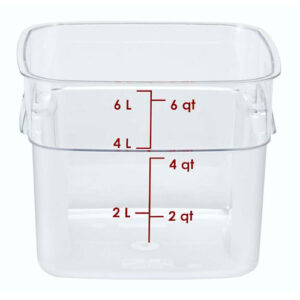 CAMBRO キャンブロ 角型フードコンテナー フレッシュプロ 本体 クリア 6SFSPROCW 135