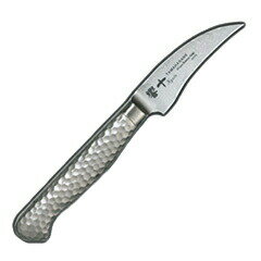 片岡製作所 響十　TAMAHAGANE　63-Layer Damascus Design JAPAN　ピーリングナイフ　70mm　KS-1110
