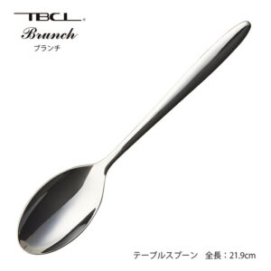 在庫限り カトラリー テーブルスプーン 219mm ブランチ スプーン 18-8ステンレス 01408803 日本製 燕三条 食器洗浄機対応 TBCL 燕物産 メール便可