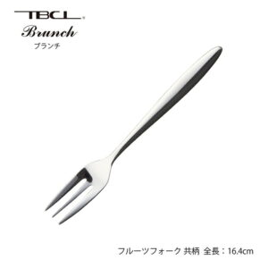 カトラリー フルーツフォーク 共柄 164mm ブランチ フォーク ステンレス 01408834A 日本製 燕三条 食器洗浄機対応 TBCL 燕物産 メール便可