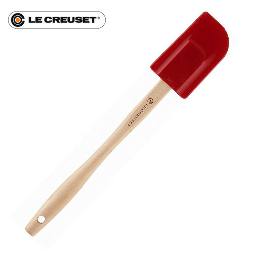 ポスト投函 ル・クルーゼ Le Creuset グルメ・スパチュラ BH M チェリーレッド 930008-02 へら ヘラ