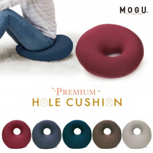 MOGU プレミアム ホールクッション | ビーズクッション 可愛い クッション かわいい 癒しグッズ 座布団 ドーナツ おしゃれ モグ フロアクッション 円座クッション グッズ プレゼント ホールピロー フロアークッション 穴あきクッション 疲れ ビーズ枕 癒し