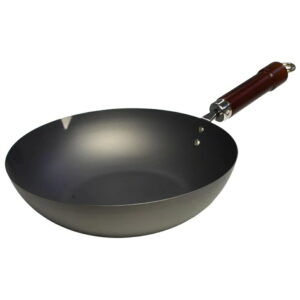 リバーライト　極　きわめ　鉄　炒め鍋　右口　24cm　AIT-37[関連:RIVERLIGHT 日本製 料理道具 鉄製 中華鍋 お手入れ簡単 錆びない鉄 人気商品 IH対応 電磁調理器対応]