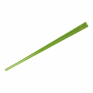 竹製　青塗菜箸　27cm　26-314L　ASI-A4［関連：萬洋 業務用 調理小物 天然竹 日本製 菜箸 揚箸 和食 日本食 盛り付け 仕上げ はし］
