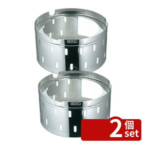 【2個セット】EBM(江部松) 18-8(ステンレス) 蛇口付 寸胴鍋専用置台 45cm用 H150 うどん/そば/ラーメン No.8039200 | 業務用 厨房用品 なべ 鍋