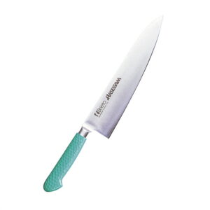 ハセガワ　抗菌カラー包丁　牛刀　210cm　（MGK）グリーン