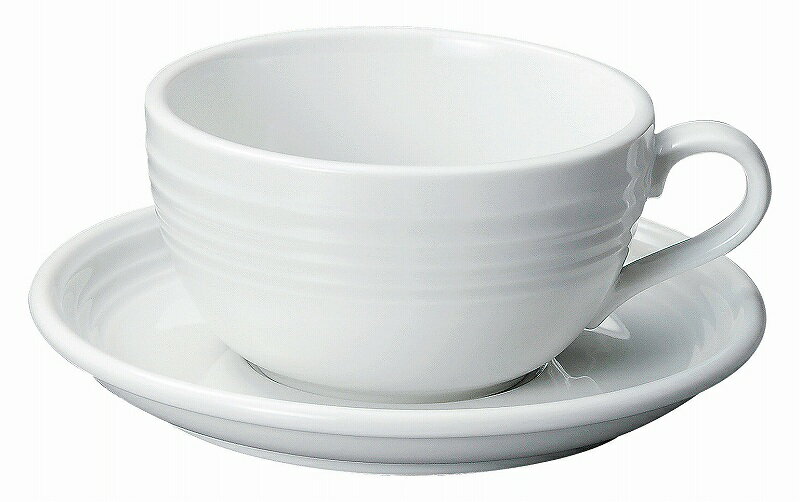オービット フロスティーホワイト ラテソーサー 12600057 KOYO HOTEL&RESTAURANT TABLEWARE vol.25