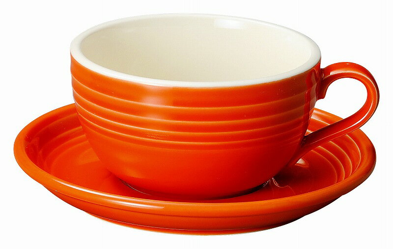 オービット マンダリンオレンジ ラテソーサー 12650057 KOYO HOTEL&RESTAURANT TABLEWARE vol.25