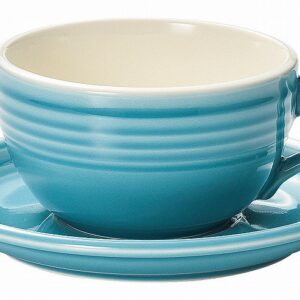 オービット ターコイズブルー ラテカップ 12686056 KOYO HOTEL&RESTAURANT TABLEWARE vol.25