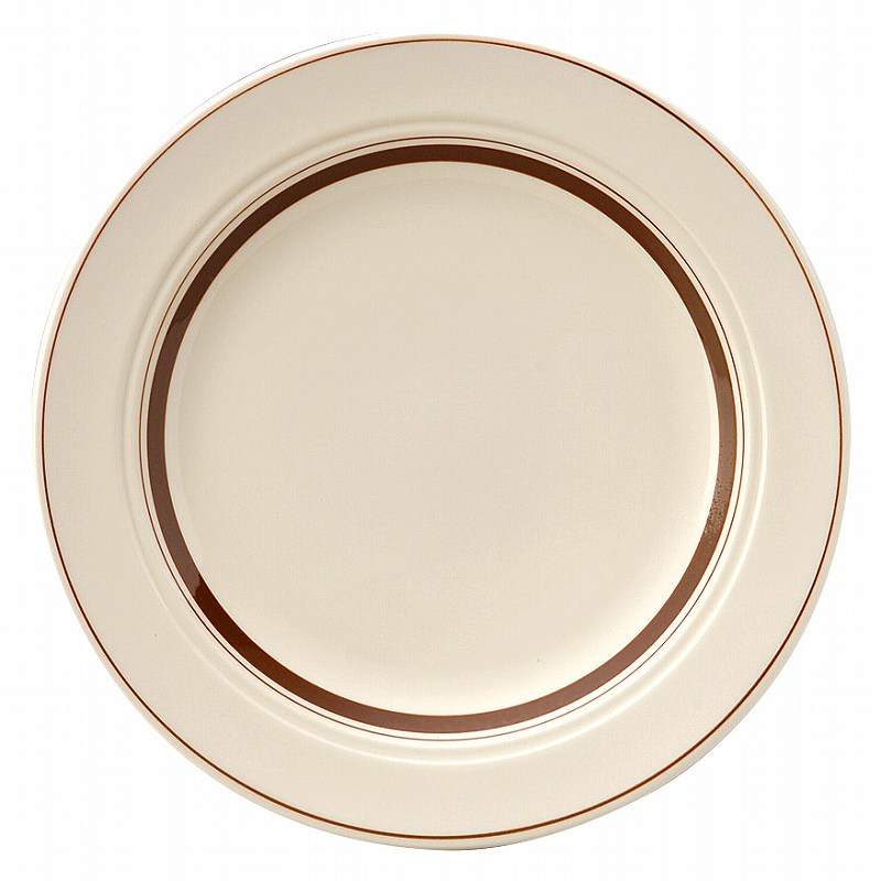 カントリーサイド ダークブラウン 23cmミート皿 13426004 KOYO HOTEL&RESTAURANT TABLEWARE vol.25