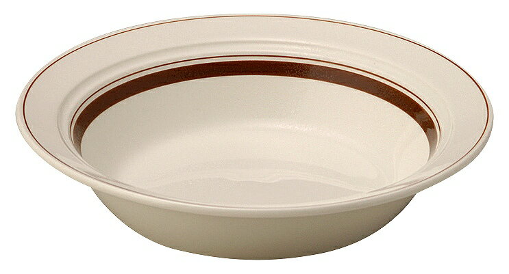 カントリーサイド ダークブラウン 22cmスープパスタ 13426022 KOYO HOTEL&RESTAURANT TABLEWARE vol.25