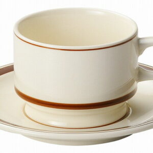 カントリーサイド ダークブラウン 高台スタックコーヒーカップ 13426062 KOYO HOTEL&RESTAURANT TABLEWARE vol.25