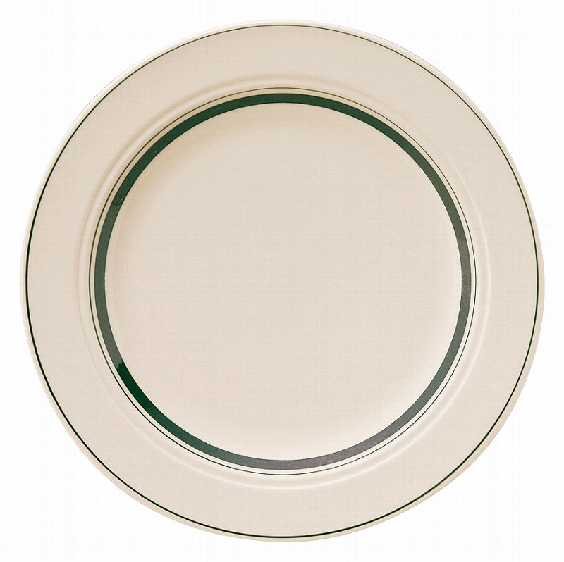 カントリーサイド モスグリーン 21cmミート皿 13427005 KOYO HOTEL&RESTAURANT TABLEWARE vol.25