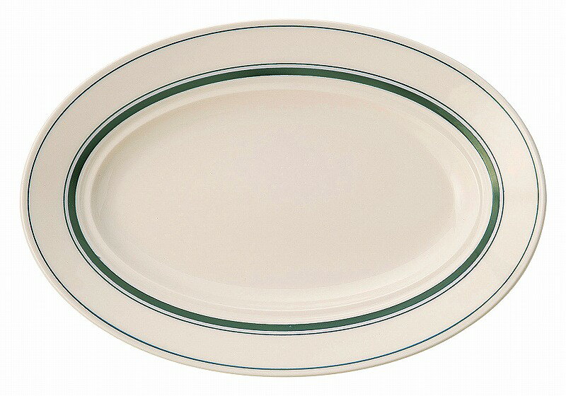 カントリーサイド モスグリーン 32.5cmプラター 13427042 KOYO HOTEL&RESTAURANT TABLEWARE vol.25