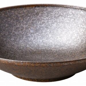 フィノ クリスタルブラウン 20cm浅ボウル 13661012 KOYO HOTEL&RESTAURANT TABLEWARE vol.25