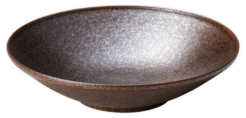 フィノ クリスタルブラウン 20cm浅ボウル 13661012 KOYO HOTEL&RESTAURANT TABLEWARE vol.25