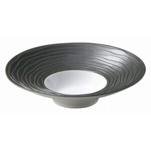 グラウ゛ェール スワレ 23cmブロードリムボウル リムブラック 13738324 KOYO HOTEL&RESTAURANT TABLEWARE vol.25