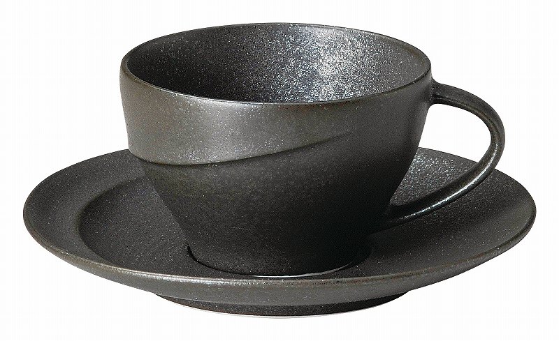 アルコ クリスタルブラック コーヒーカップ 14431052 KOYO HOTEL&RESTAURANT TABLEWARE vol.25