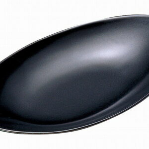 パティオ マットブラック 26．5cmカヌーディッシュ 14830013 KOYO HOTEL&RESTAURANT TABLEWARE vol.25