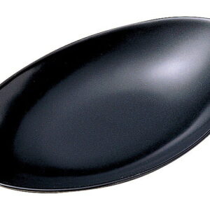 パティオ マットブラック 23．5cmカヌーディッシュ 14830014 KOYO HOTEL&RESTAURANT TABLEWARE vol.25
