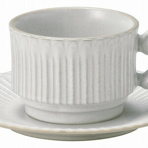ストーリア ラスティックホワイト スタックコーヒーカップ 16710452 KOYO HOTEL&RESTAURANT TABLEWARE vol.25