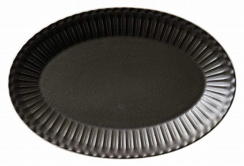 ストーリア クリスタルブラック 31.5cmプラター 16731046 KOYO HOTEL&RESTAURANT TABLEWARE vol.25