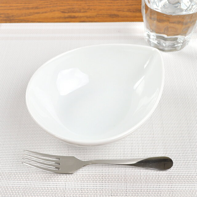 フォンテ デュードロップ ボウル 16cm ボール おしゃれ 白い食器 洋食器 しずく型 業務用