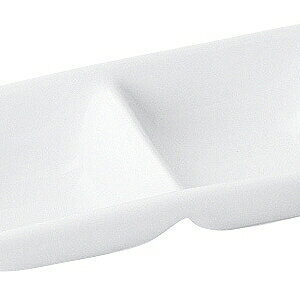 リーバイ 2つ仕切薬味皿 17500073 KOYO HOTEL&RESTAURANT TABLEWARE vol.25