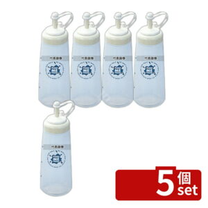 【5個セット】プッシュミーフレッシュ L (400ml) 白 400ml φ66×200 調味料入れ No.6811500