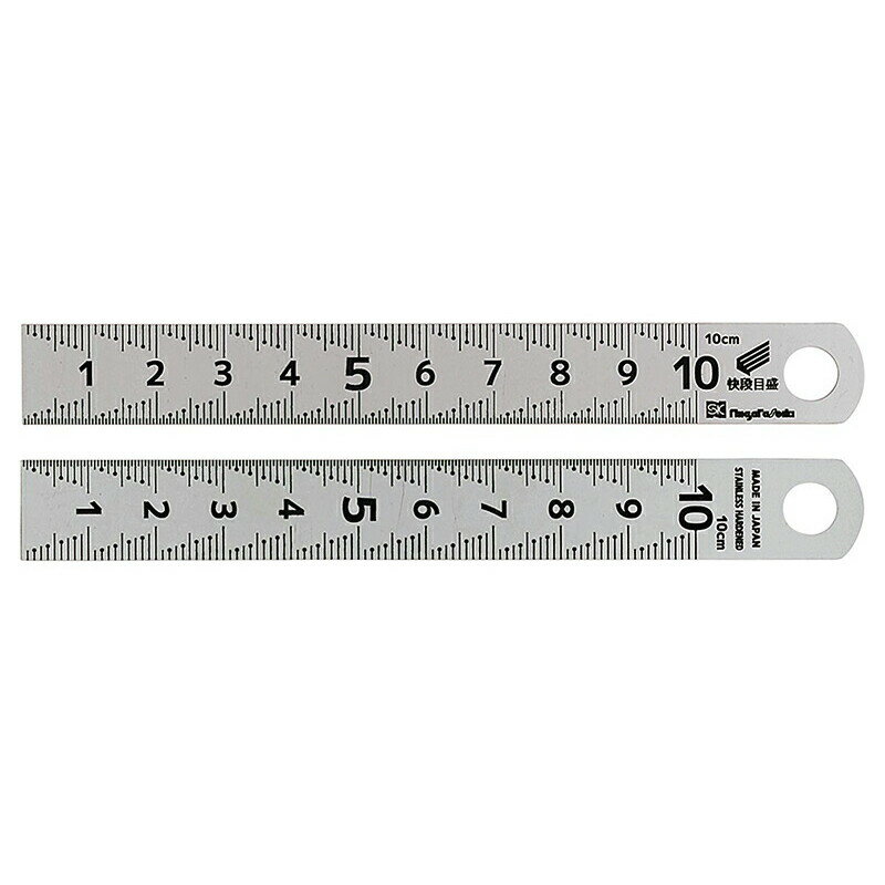 新潟精機 SK シルバースケール 快段目盛 100mm SV-10KD