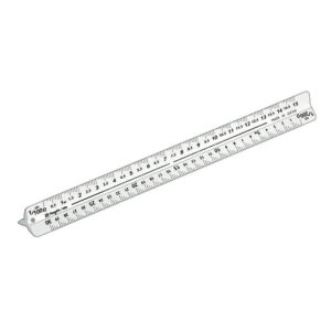新潟精機 SK 三角スケール 快段目盛 建築士用 15cm TSB-15KD