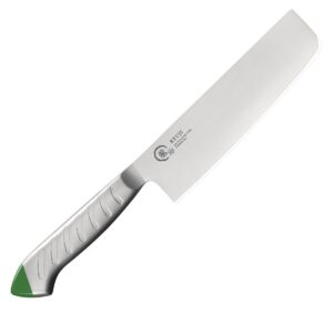 下村工業 日本製 [ 龍治 ステンカラー ] 菜切 165mm グリーン モリブデン・バナジウム鋼 食洗器対応 HACCP対応 RYS-12G 新潟 燕三条製