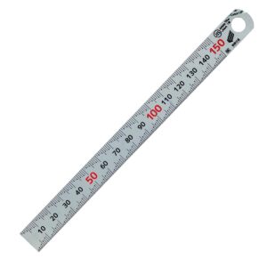 新潟精機 SK 日本製 キャッチアップスケール FINE 快段目盛 15cm CU-15KDF 0.5mmピッチ シルバー仕上 JIS規格