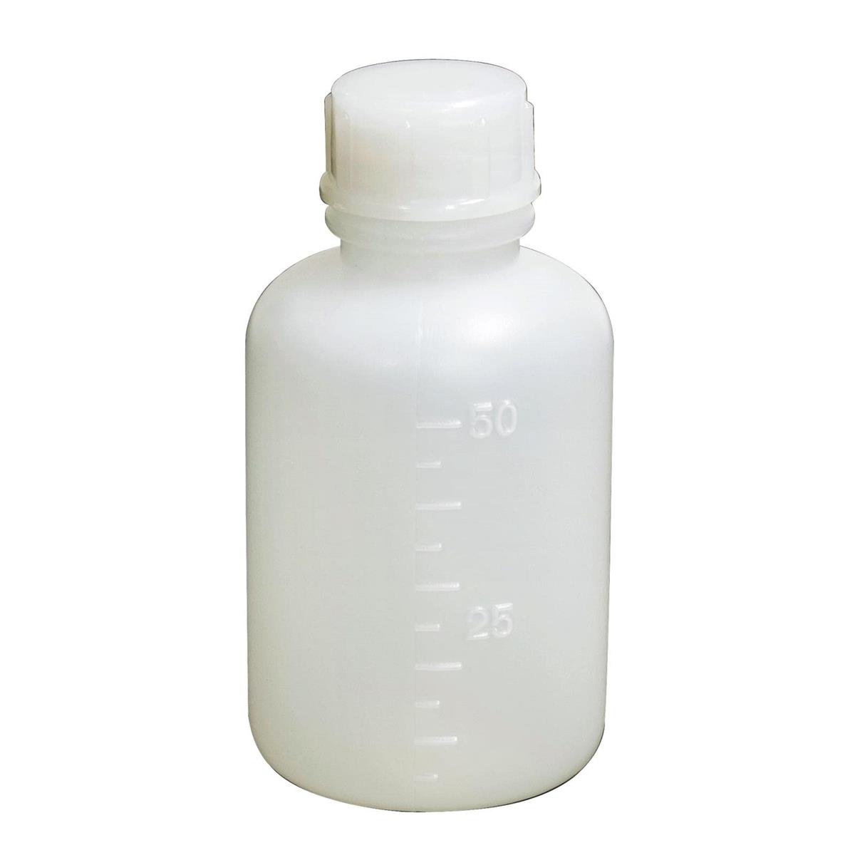 新潟精機 BeHAUS 日本製 ポリ細口ビン 中栓付 50ml BT-50