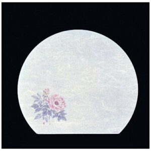 ARTEC 遠赤抗菌和紙　尺3半月まっと（100枚）ぼたん　WH?15【QMT16】